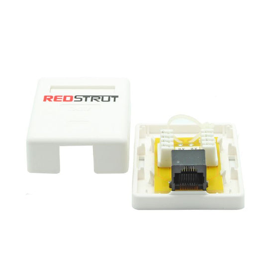 Redstrut Category 5e/6 Single Outlet