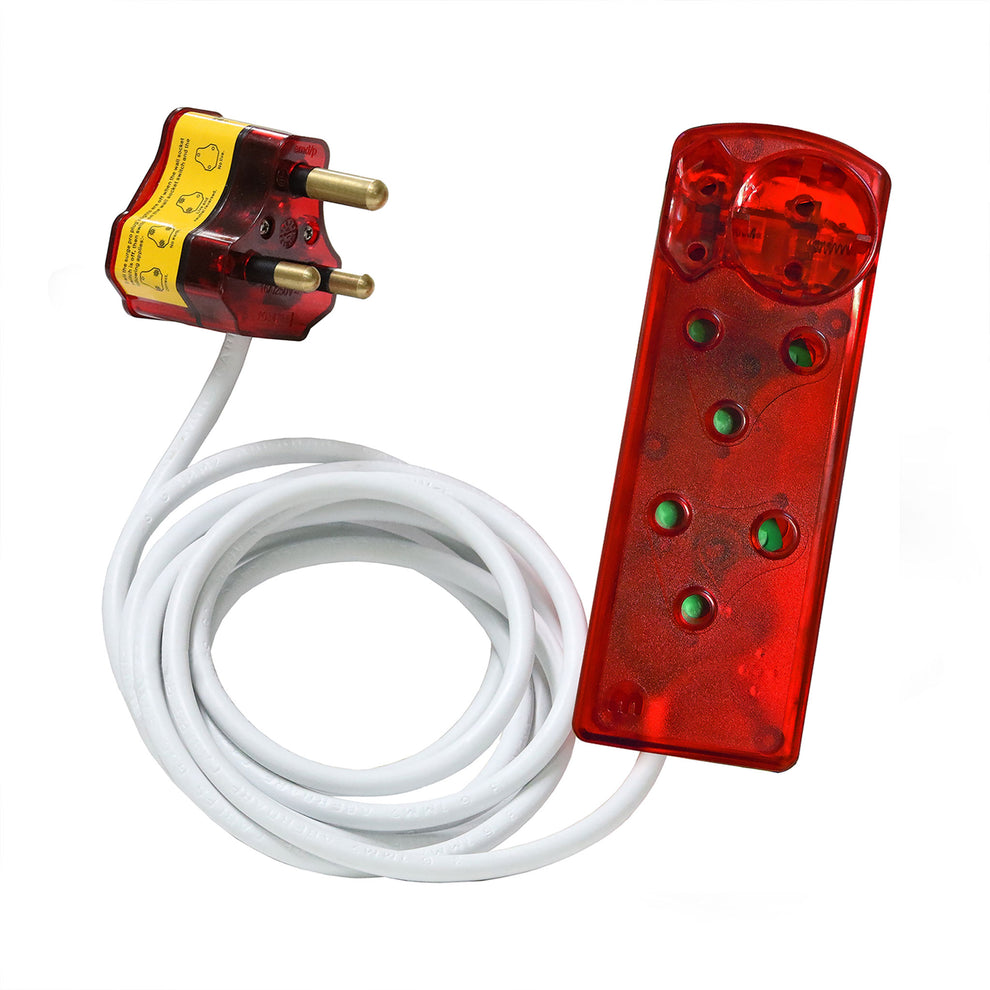 Ellies 4 Way Surge Multi Plug | Redstrut – Redstrut Networking