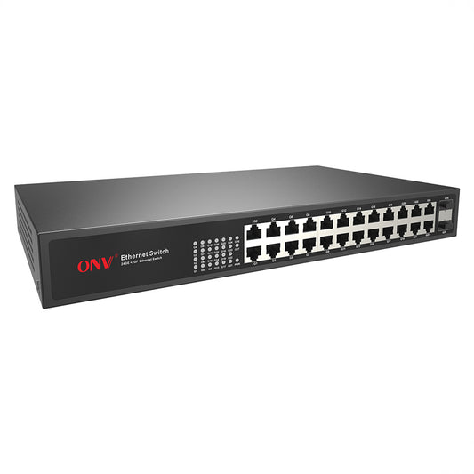 24-Port Gigabit Switch + SFP