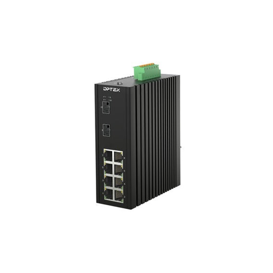 DPTEK 8 Port Gigabit Managed Industrial PoE Switch